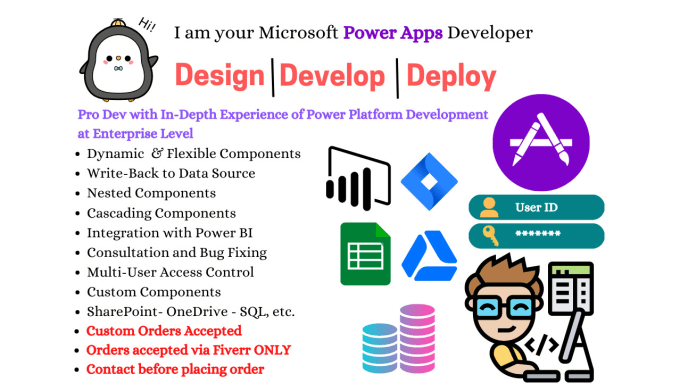 Gig Preview - Teach you microsoft power apps