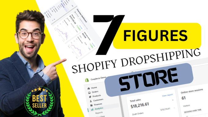 Gig Preview - Design and redesign your shopify store