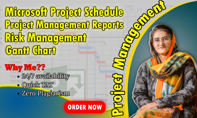 Gig Preview - Do project management assignment using microsoft project and make gantt chart