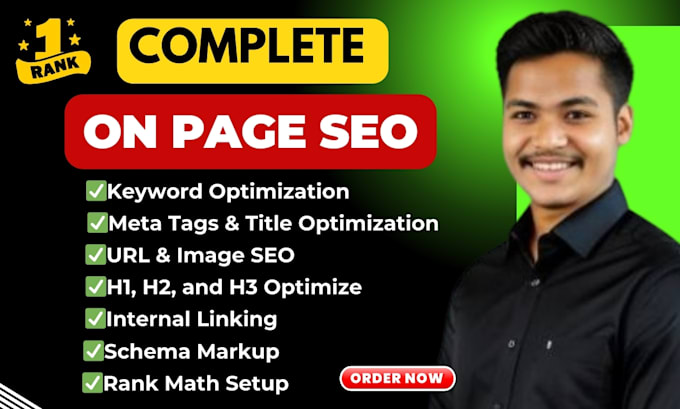 Bestseller - rank math seo on page optimization for wordpress website