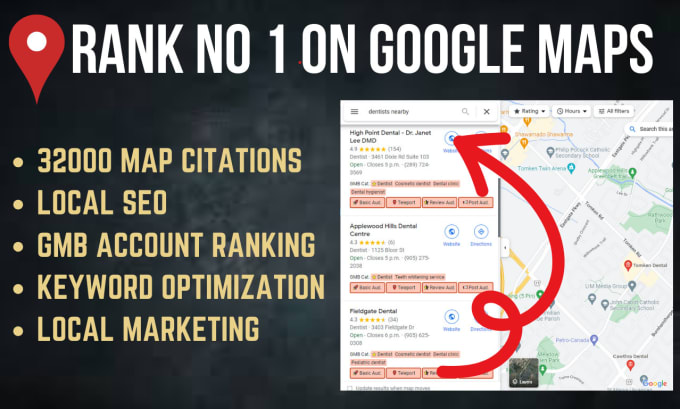 Gig Preview - Do 32000 google map citations for local SEO and gmb ranking