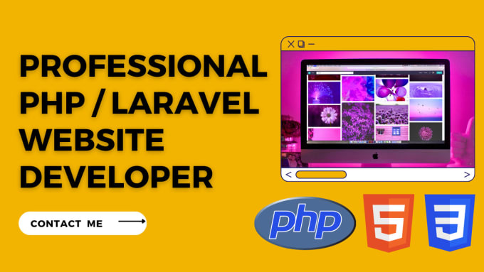 Gig Preview - Do php laravel website development