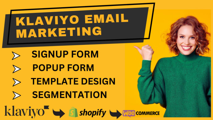 Gig Preview - Klaviyo email marketing shopify sales marketing klaviyo flows mailchimp campaign