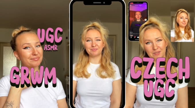 Bestseller - make czech or english ugc video for tiktok, instagram reels