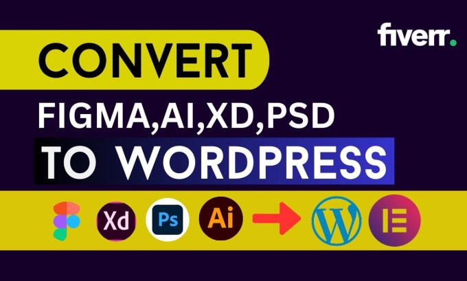 Gig Preview - Convert figma to wordpress, PSD to wordpress, or figma to elementor