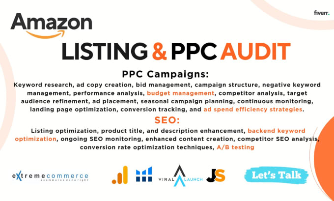 Gig Preview - Be your amazon listing and PPC manager