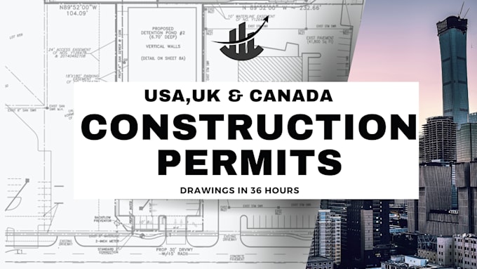 Gig Preview - Make complete construction permit drawings that will pass just in 36 hours