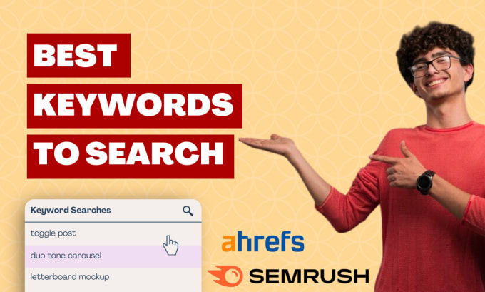 Gig Preview - Do SEO keyword research and give semrush ahrefs reports