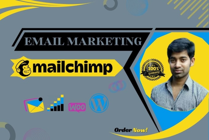 Gig Preview - Do your mailchimp email marketing by woo commerce automation template setup