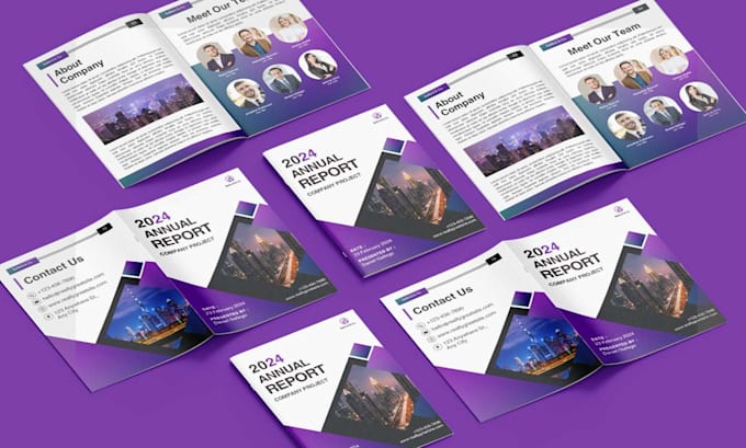 Gig Preview - Design trifold, bifold, leaflet corporate or company profile brochure