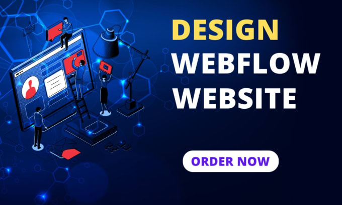 Gig Preview - Design or redesign responsive webflow website