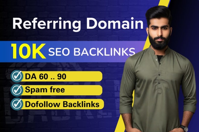 Gig Preview - Build 10k high quality SEO referring domin backlinks