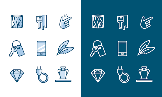 Gig Preview - Create illustrated vector icons for your website or app