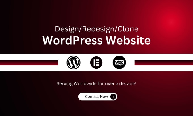 Gig Preview - Design and develop wordpress website and responsive website