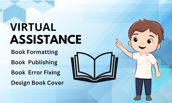 Gig Preview - Do virtually assist for amazon kdp, book formatting and book publish