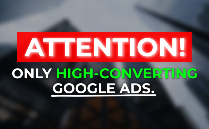 Gig Preview - Setup your google ads PPC campaign in german or english