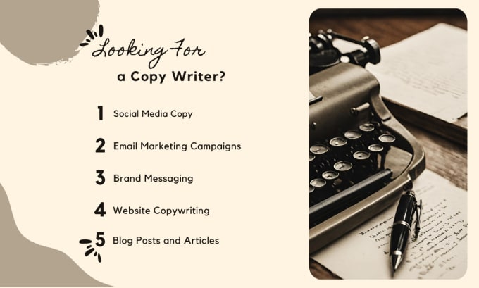 Gig Preview - Be your copywriting consultent