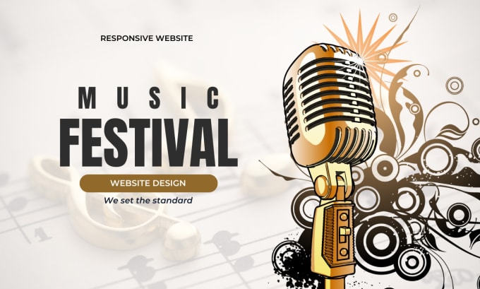 Gig Preview - Design a professional music beat dj studio band website