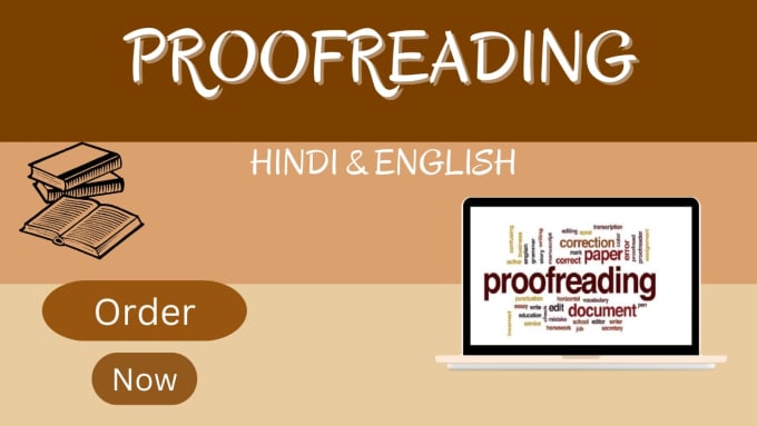 Gig Preview - Proofread any content in english and hindi in 24 hours