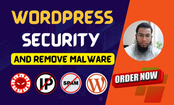 Gig Preview - Remove wordpress malware, fix hacked website, clean virus pro wordpress security