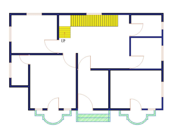 Gig Preview - Draw 2d floor plan, home plan, pdf or image to dwg file