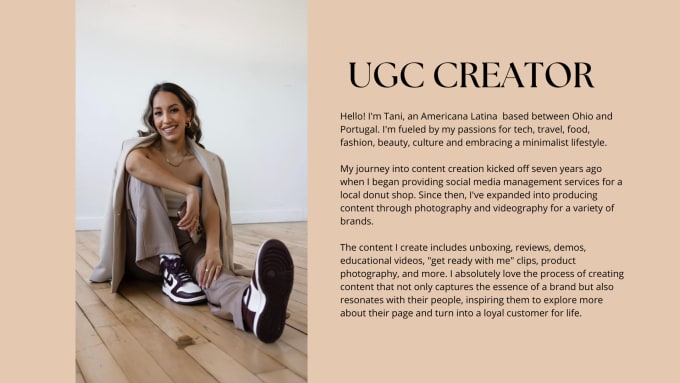 Gig Preview - Create ugc videos for your tiktok and instagram