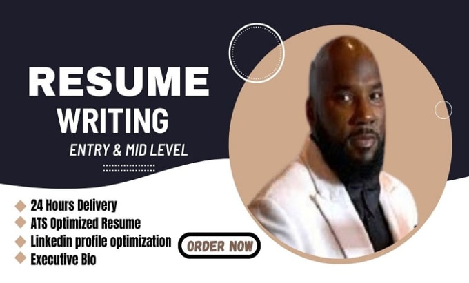 Gig Preview - Write professional resume, cover letter, and linkedin within 12 hours