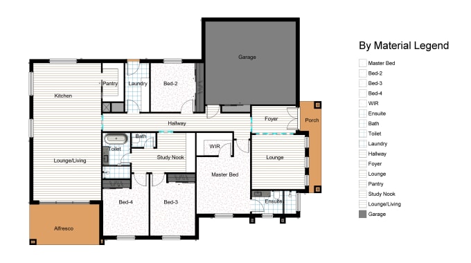 Gig Preview - Draft your floor plan with details in revit