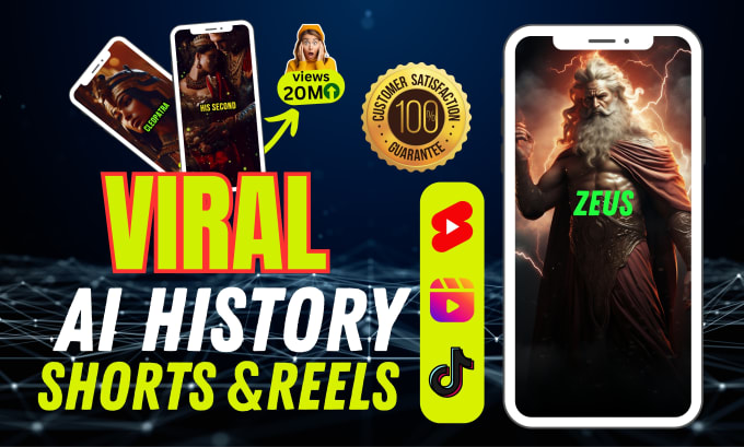 Bestseller - create top 10 ai history youtube shorts and instagram reels