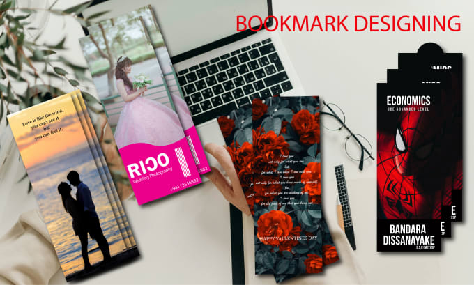 Gig Preview - Design 2 professional custom bookmark postcard for your brand