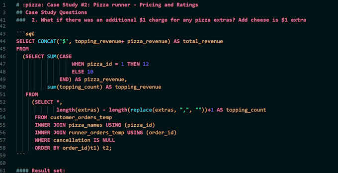 Gig Preview - Write sql query for oracle, sql server mysql