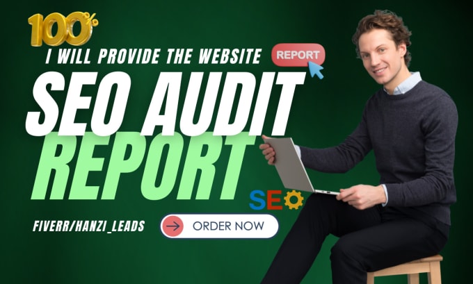 Gig Preview - Provide a full SEO audit report, competitor website analysis