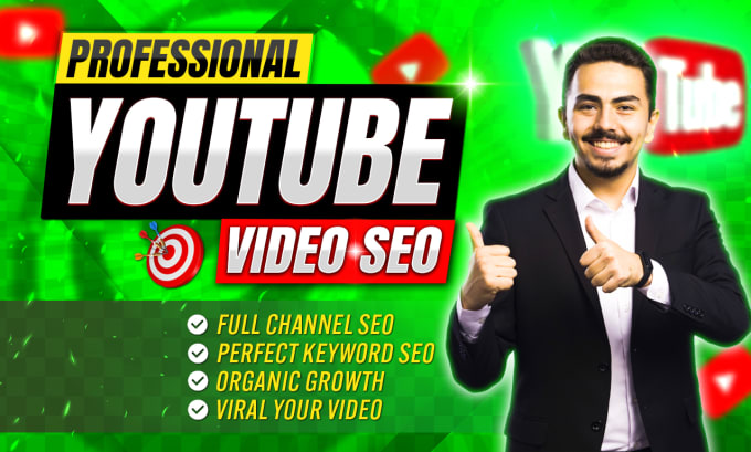 Gig Preview - Do your youtube video seo with quality full backlinks