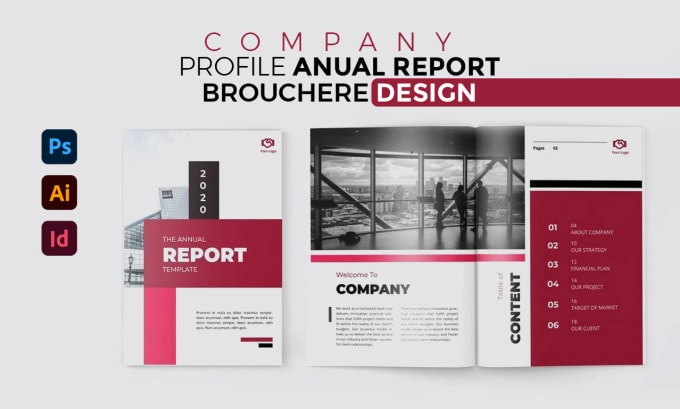 Gig Preview - Design digital brochure company profile proposal annual report pdf