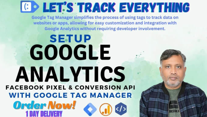 Gig Preview - Troubleshoot setup google analytics 4, ga4 ads conversion tag manager expert