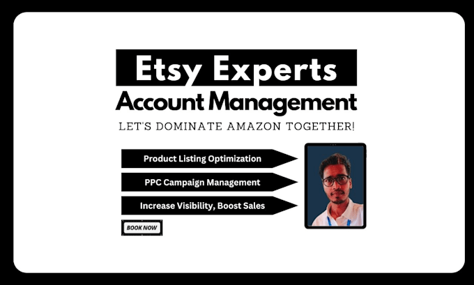 Gig Preview - Setup and manage etsy account improve visibility