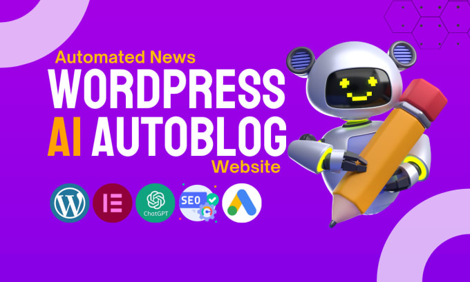 Gig Preview - Create automated news or blog website, auto news RSS and wordpress autoblog