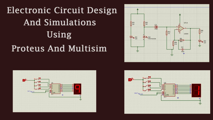 Gig Preview - Craft innovative circuits simulated on proteus and multisim