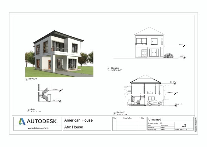 Gig Preview - Create 3d model of your house with revit