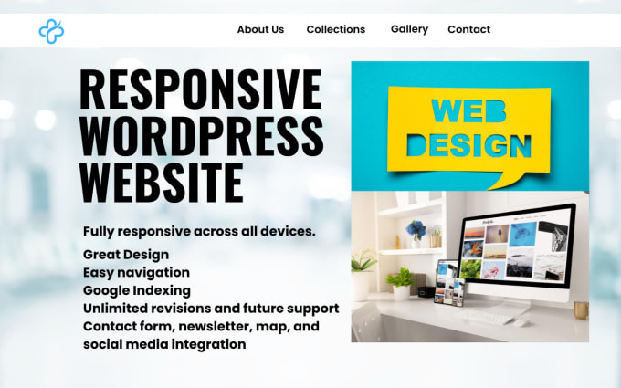 Gig Preview - Build a responsive business wordpress website design