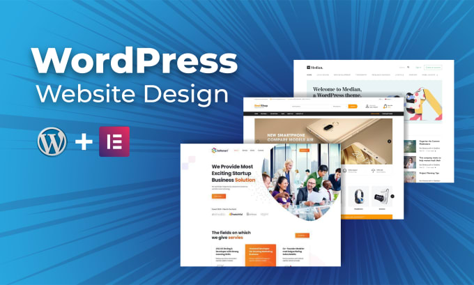 Gig Preview - Wordpress website design and development