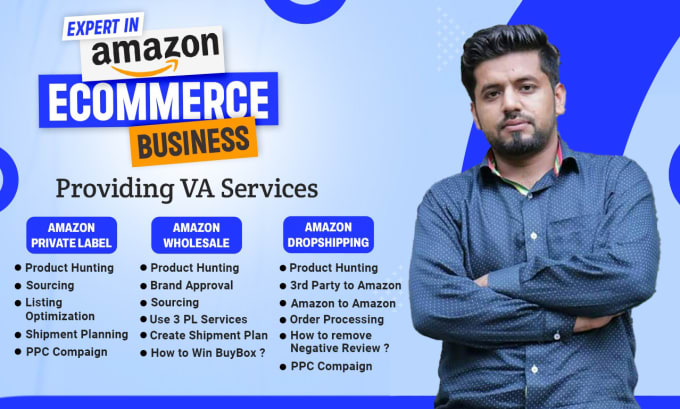 Gig Preview - Be your expert amazon fba virtual assistant VA