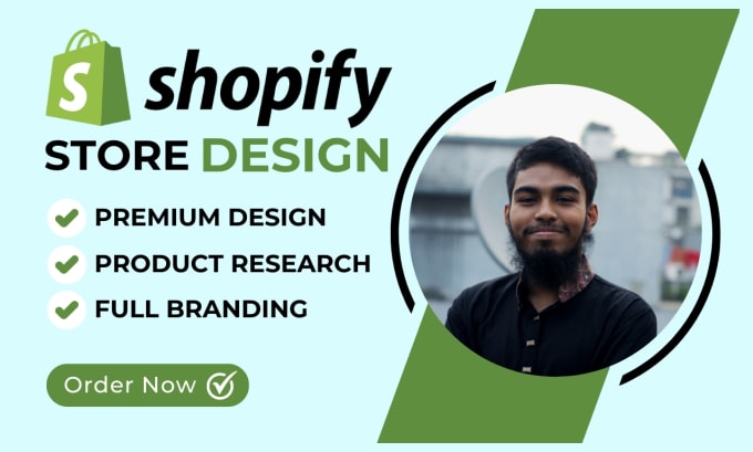 Gig Preview - Design or redesign your branded shopify store