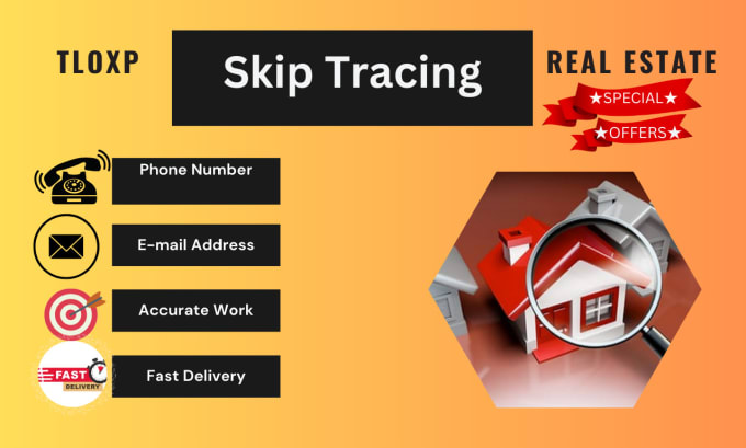 Gig Preview - Do offer real estate skip tracing and llc skip trace for you