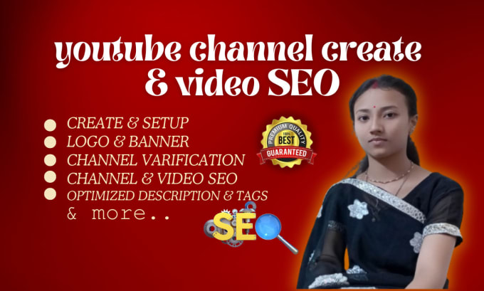 Gig Preview - Create a professional youtube channel and do video SEO