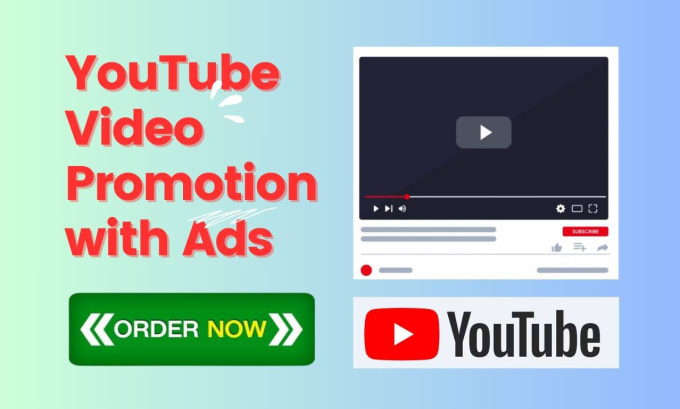 Gig Preview - Be youtube video promotion organically by google ads