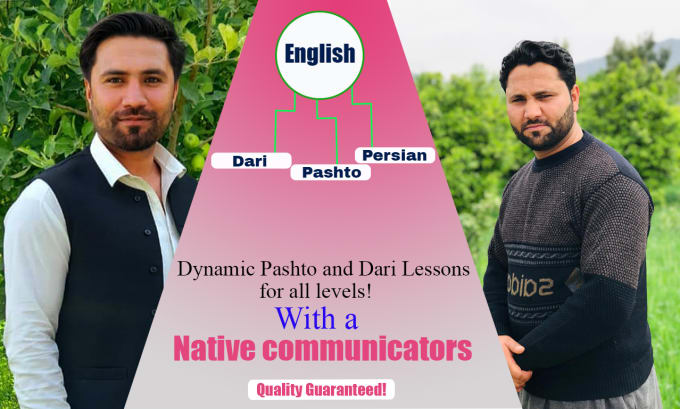 Gig Preview - Provide dynamic pashto and dari online lessons