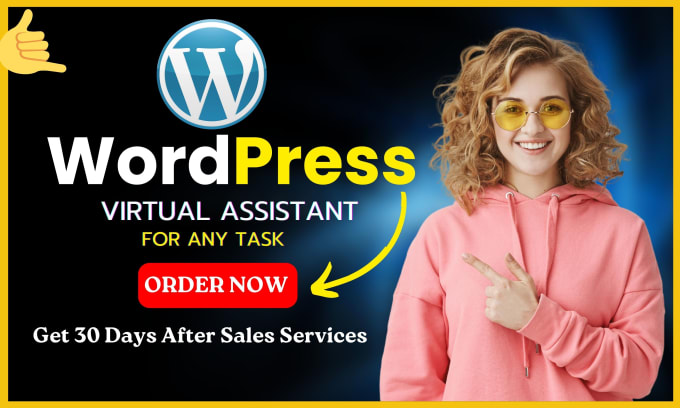 Gig Preview - Be your wordpress virtual assistant or manager to maintain website any issue