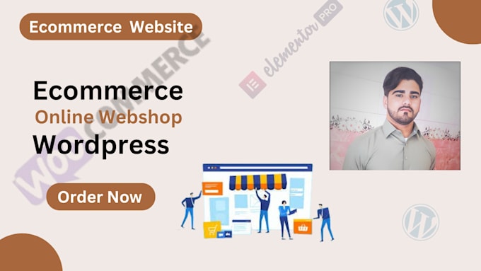 Gig Preview - Design wordpress ecommerce website using woocommerce, online webshop