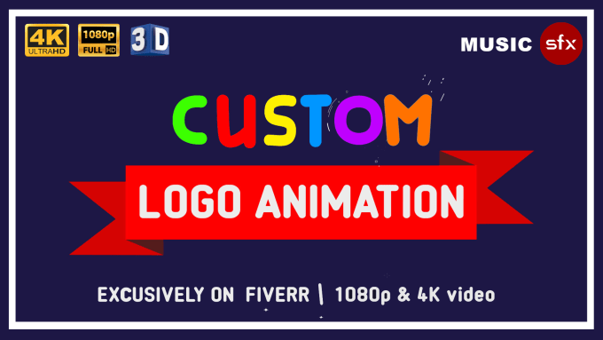 Gig Preview - Create a custom logo animation